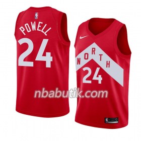 NBA Mænd Trøje Toronto Raptors Norman Powell 24 2018-19 Nike Rød Swingman